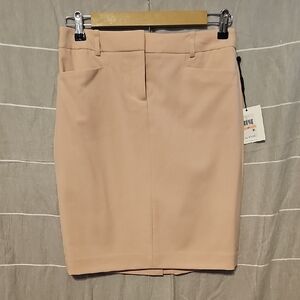 Calvin Klein Blush Pencil Skirt Knee-Length Work